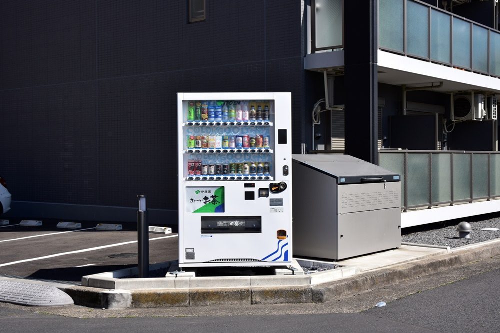 土地活用の成功例　自動販売機